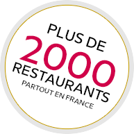 Plus de 2000 restaurants en France !